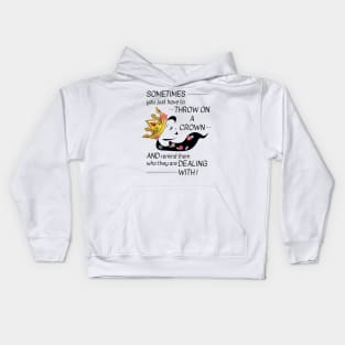 Adjust Your Crown Kids Hoodie